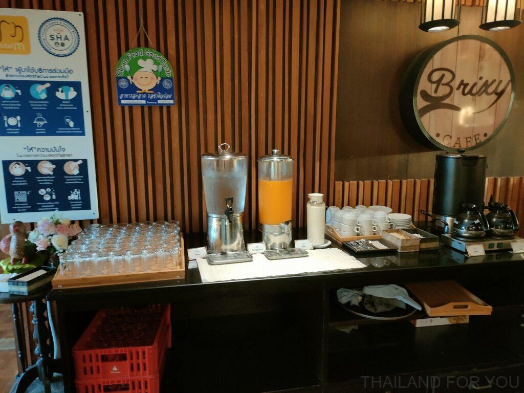 ホテルMチェンマイ 宿泊レビュー Hotel M Chiang Mai 朝食