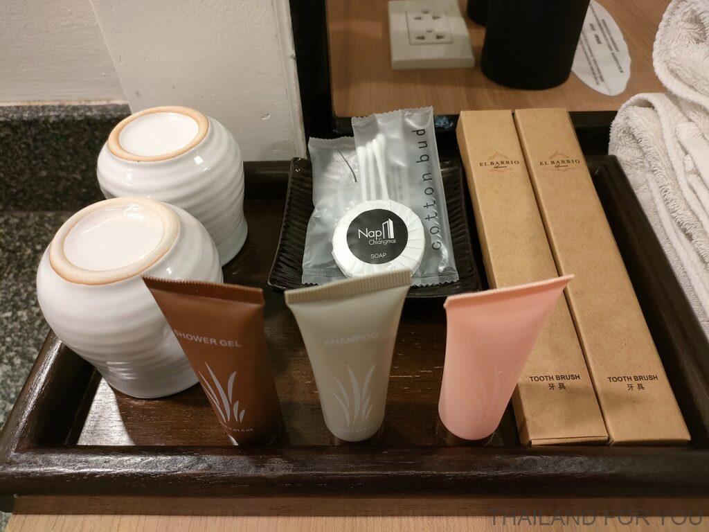 ナップインチェンマイホテル 宿泊レビュー アメニティ