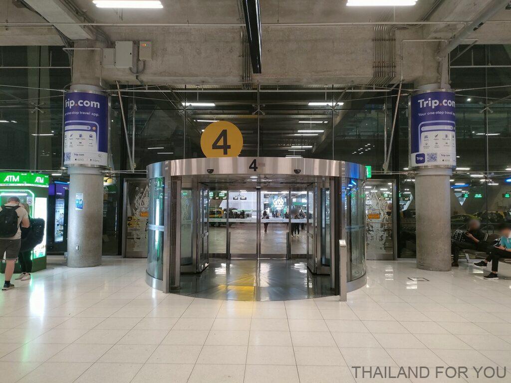 スワンナプーム空港 Grab 乗り場