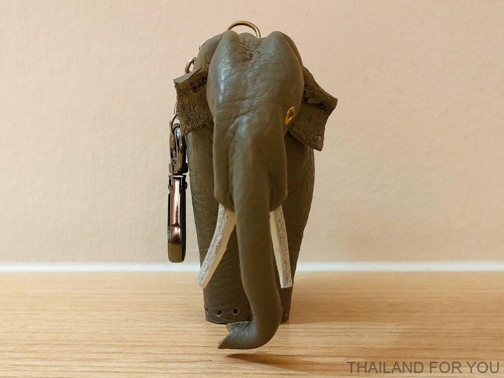 チャトチャック ウィークエンドマーケット 象のキーホルダー レザー